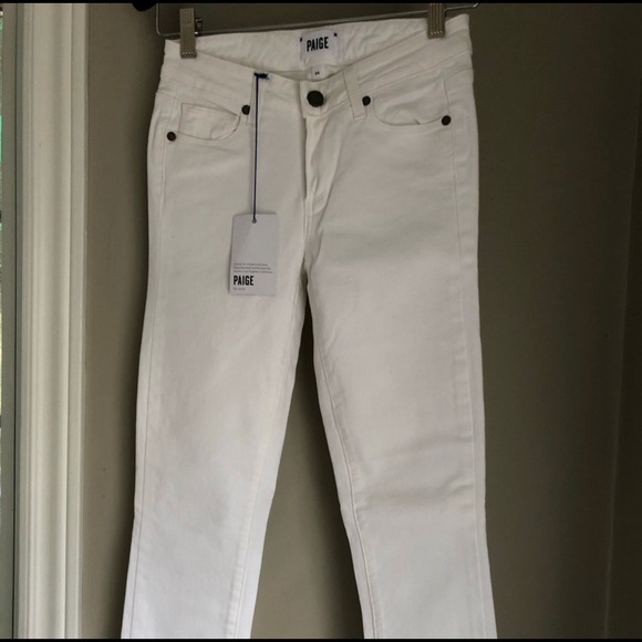 PAIGE Skyline ankle skinny jeans - white - Picture 9 of 11